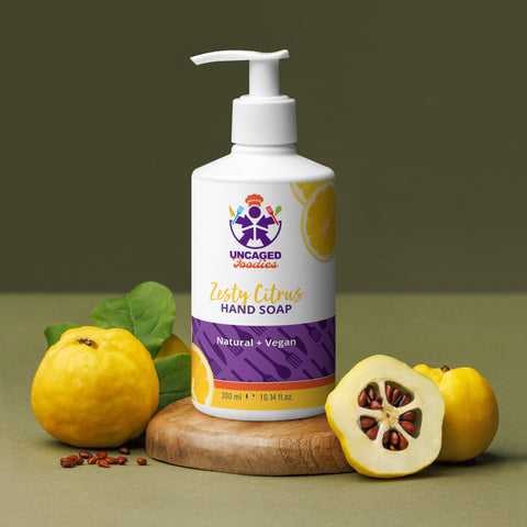 Image of A Boss Uncaged Store - Uncaged Foodies - Zesty Citrus Refreshing Hand & Body Wash, perfect for refreshing hygiene.