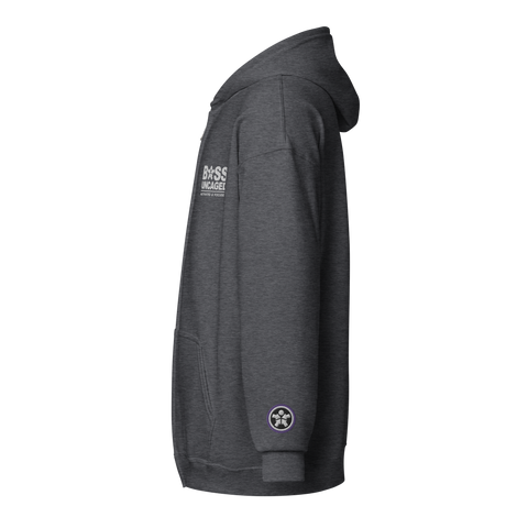 Image of A Boss Uncaged Breakthrough Hoodie with a logo on it.