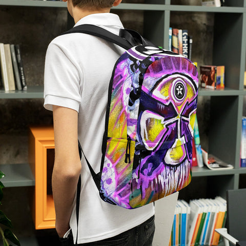 Image of Boss Uncaged Pink Graffiti Backpack