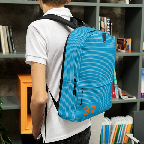 Image of Boss Uncaged Lined Notebook Backpack (Blue)