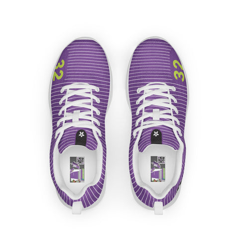 A pair of Boss Uncaged Workflow Athletic Shoes (Purple) by Boss Uncaged Store on a white background.