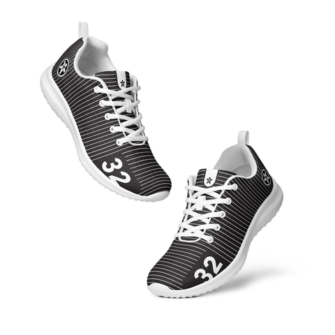 Image of A pair of Boss Uncaged Workflow Athletic Shoes (Black) from the Boss Uncaged Store on a black background.