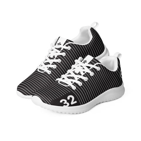 Image of A pair of Boss Uncaged Workflow Athletic Shoes (Black) on a black background.