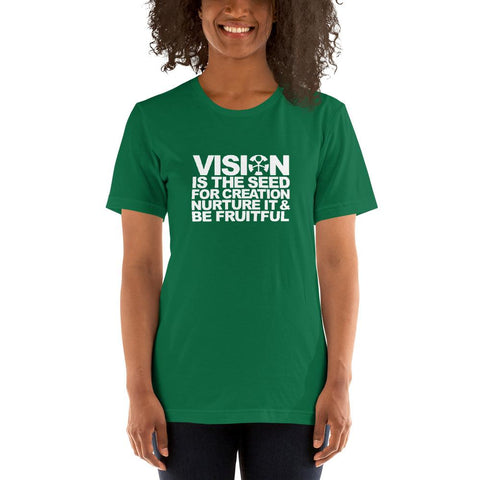 Image of “VISION IS THE SEED FOR CREATION. NURTURE IT AND BE FRUITFUL”