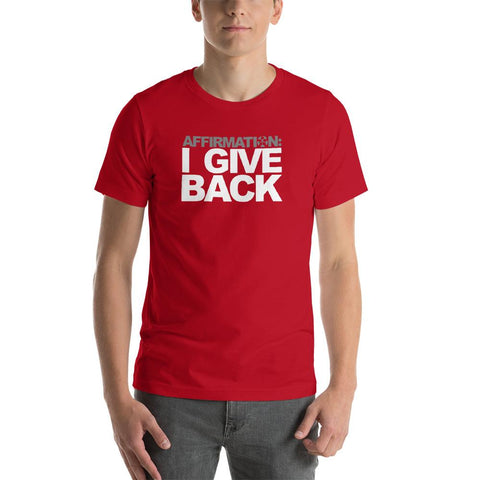 Image of AFFIRMATION: “I GIVE BACK"