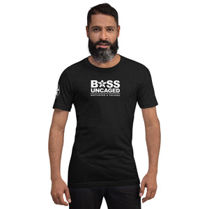 Boss Uncaged T-Shirt with right arm badge