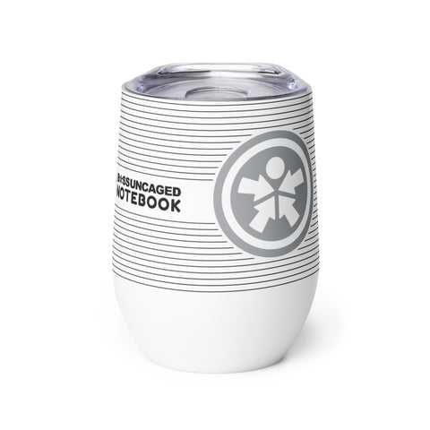 Image of Boss Uncaged Notebook Tumbler (White)