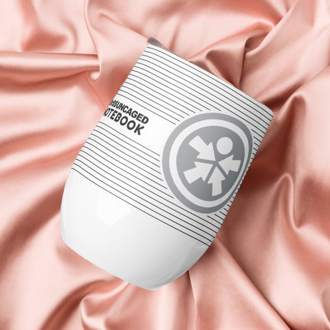 Image of Boss Uncaged Notebook Tumbler (White)